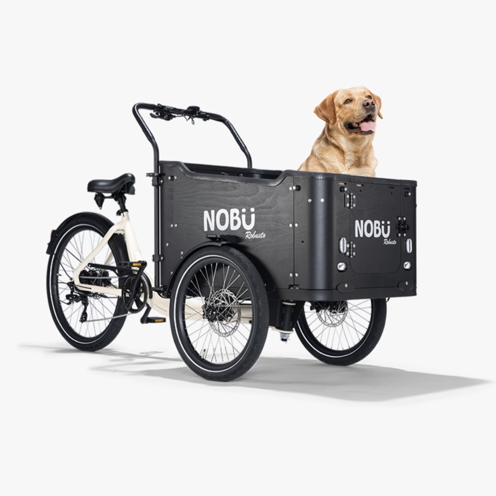 de elektrische bakfiets van lois uitlaatservice