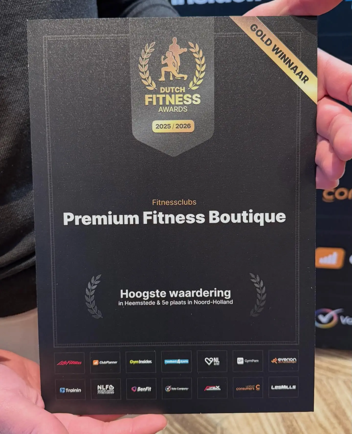 award premium fitness boutique